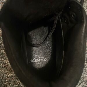 Diemme mens hiker boots black suede